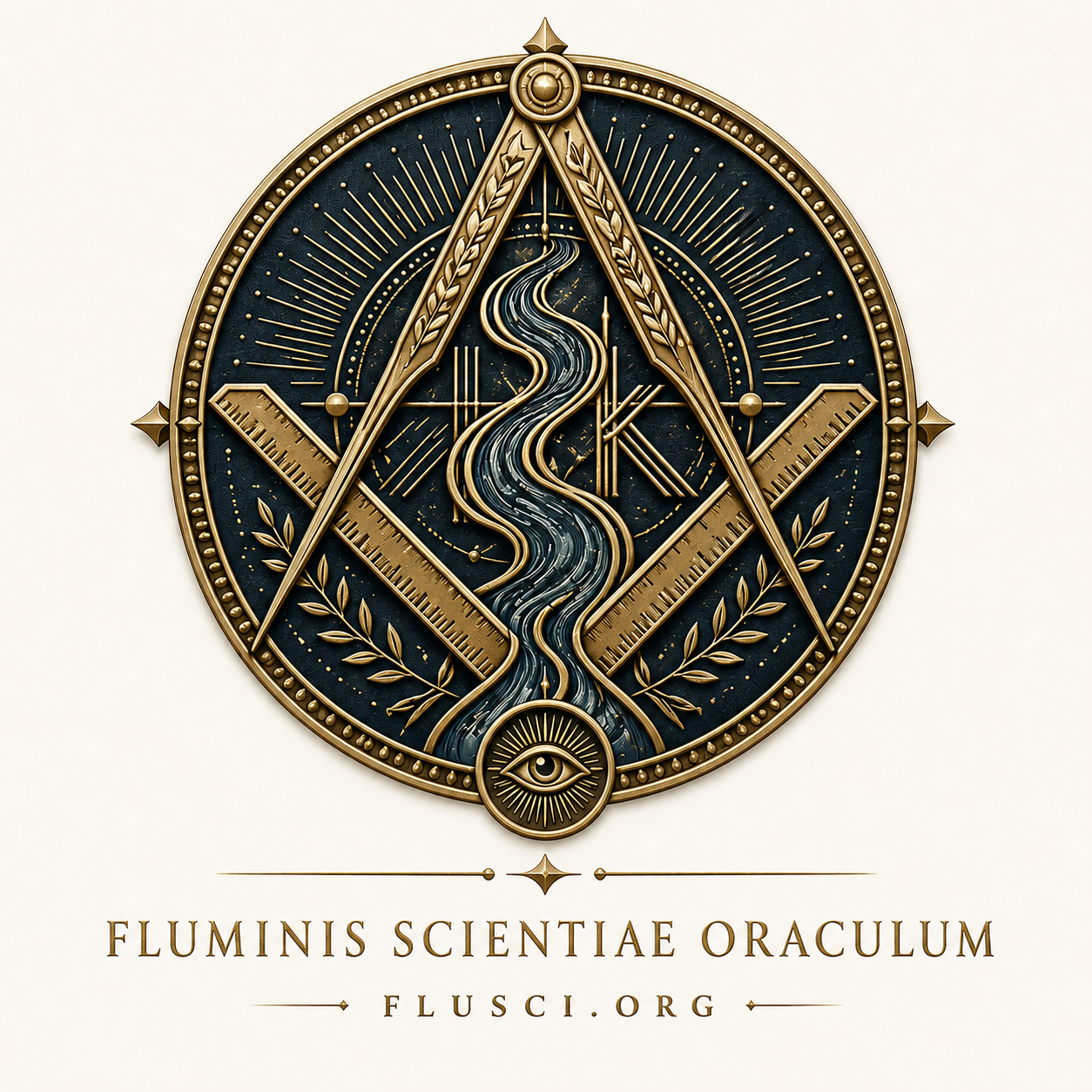 Fluminis Scientiae Oraculum ceremonial seal and wordmark